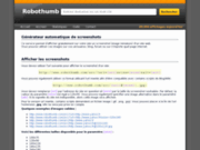 Robothumb - Générateur de screenshots 